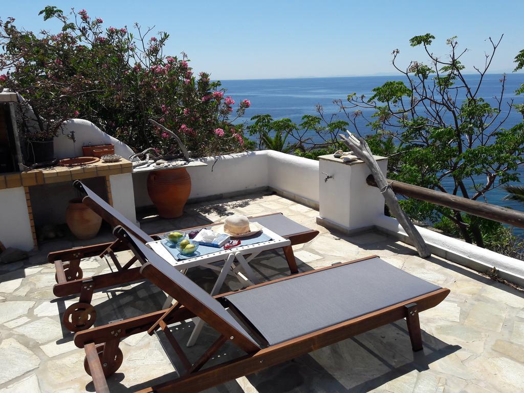 Kourtali Private Beach House Gavrio Exterior foto